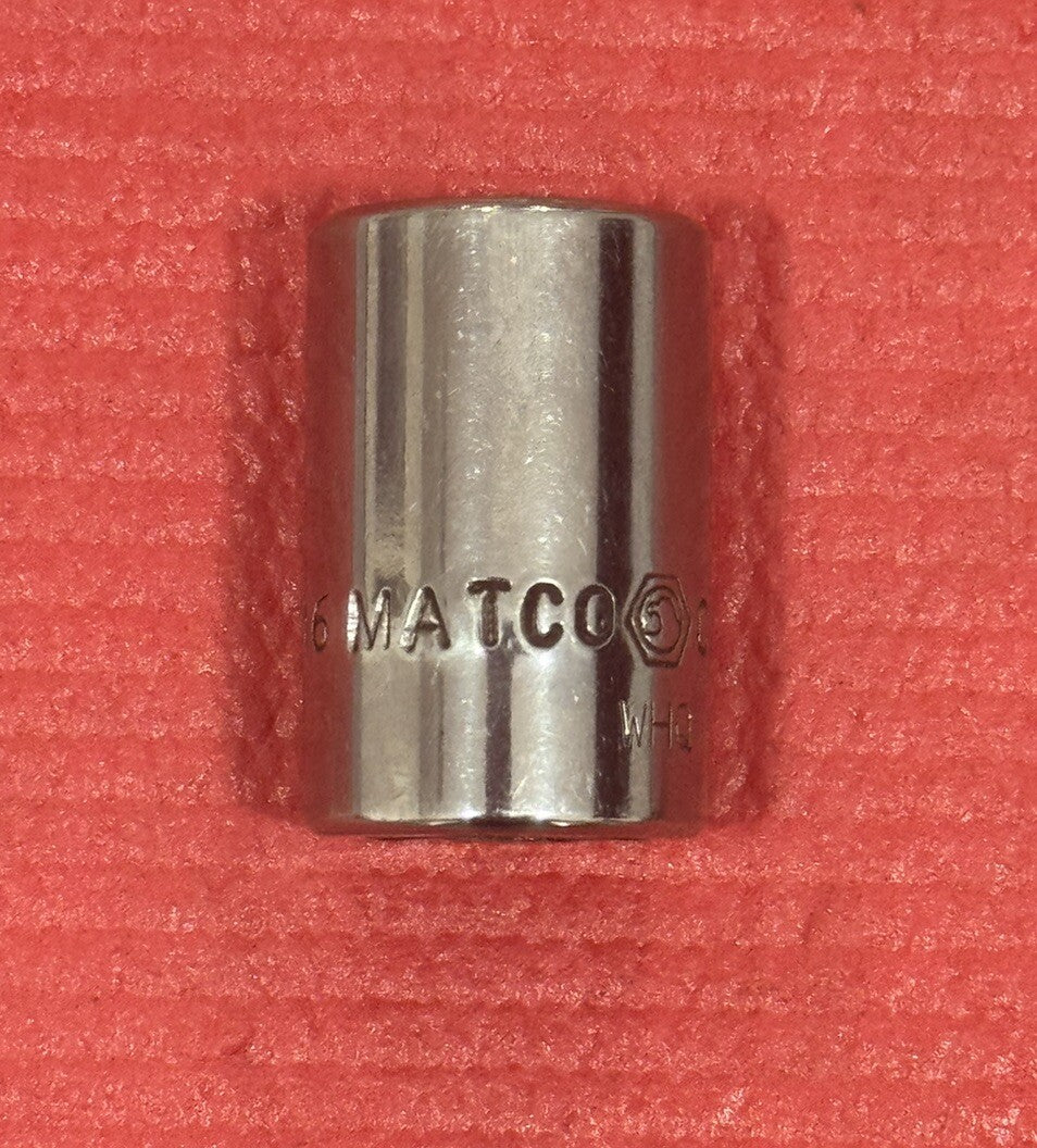 Matco Tools C188A, 1/2" Drive 9/16" Shallow Socket 8PT Made in USA