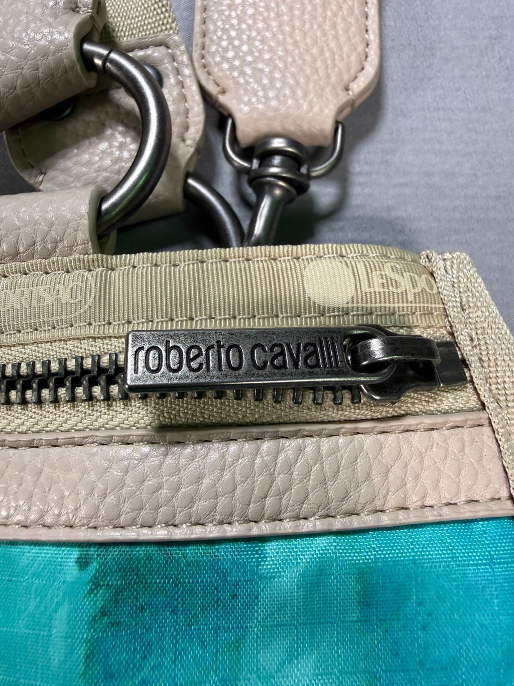 NWT Roberto Cavalli All-Over Print Milano Bag Women's Adjustable Shoulder Strap
