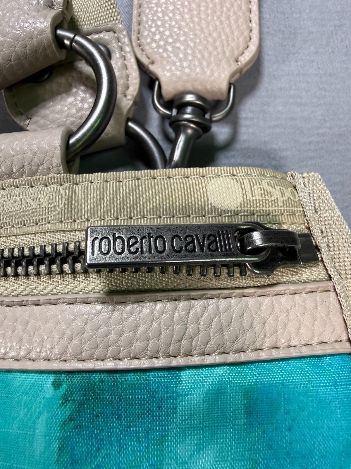 NWT Roberto Cavalli All-Over Print Milano Bag Women's Adjustable Shoulder Strap