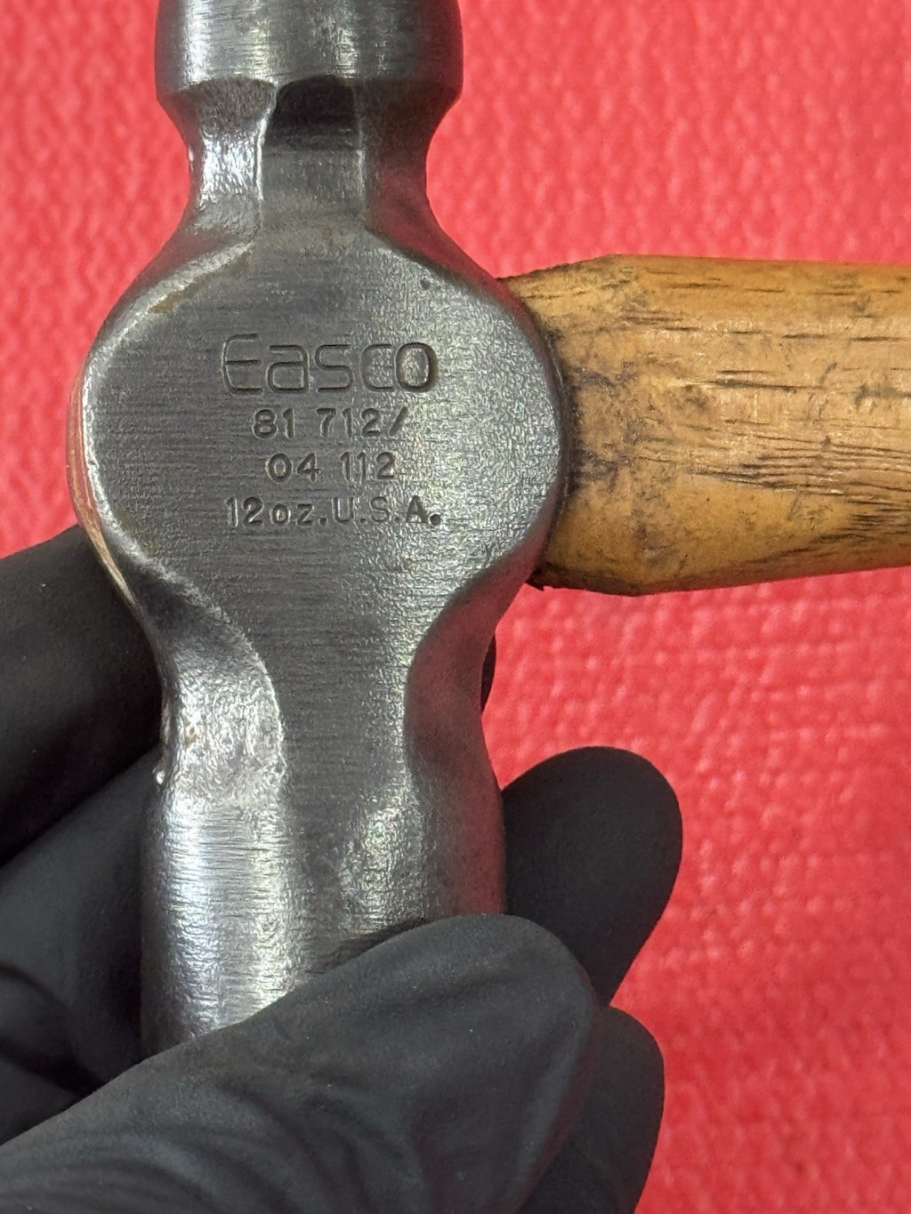 Vintage Easco Tools No. 81 712/04 112 Ball Peen Hammer 12 oz Made In USA Rare