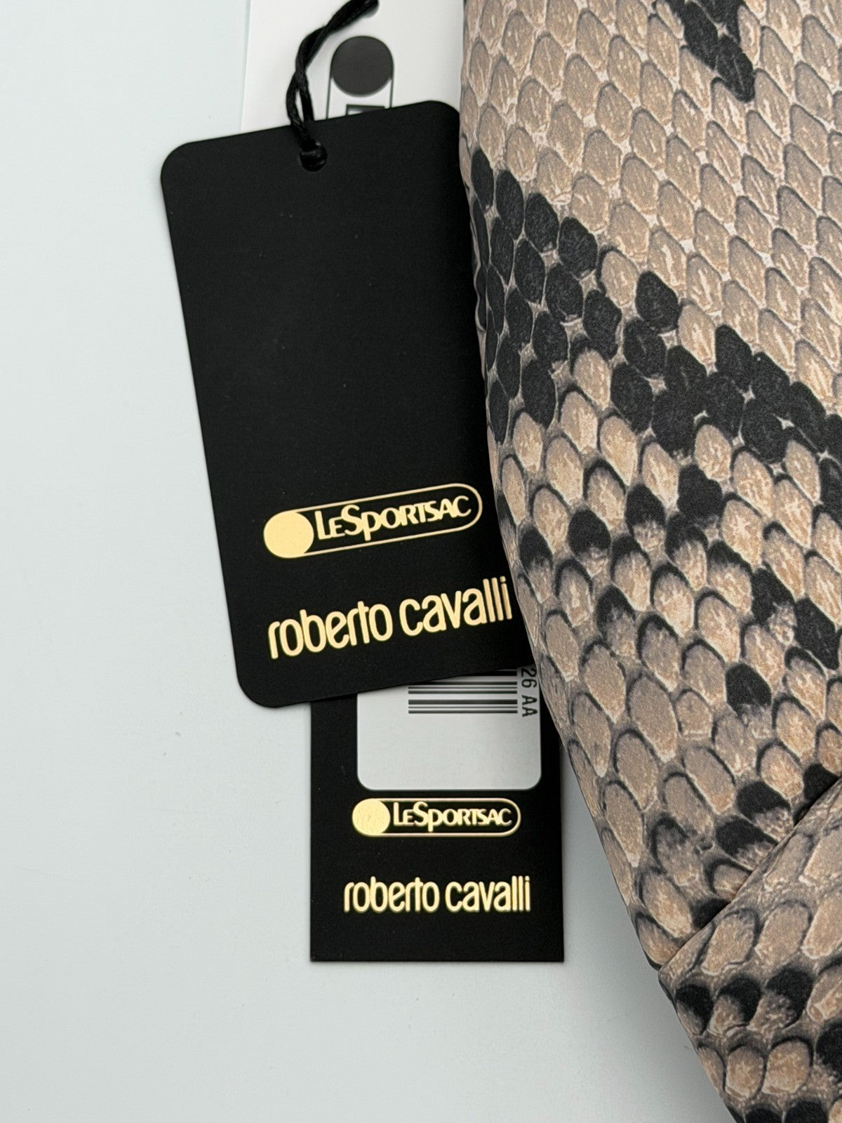 LeSportsac X Roberto Cavalli Venezia Medium Hobo Bag Women's Python Snakeskin