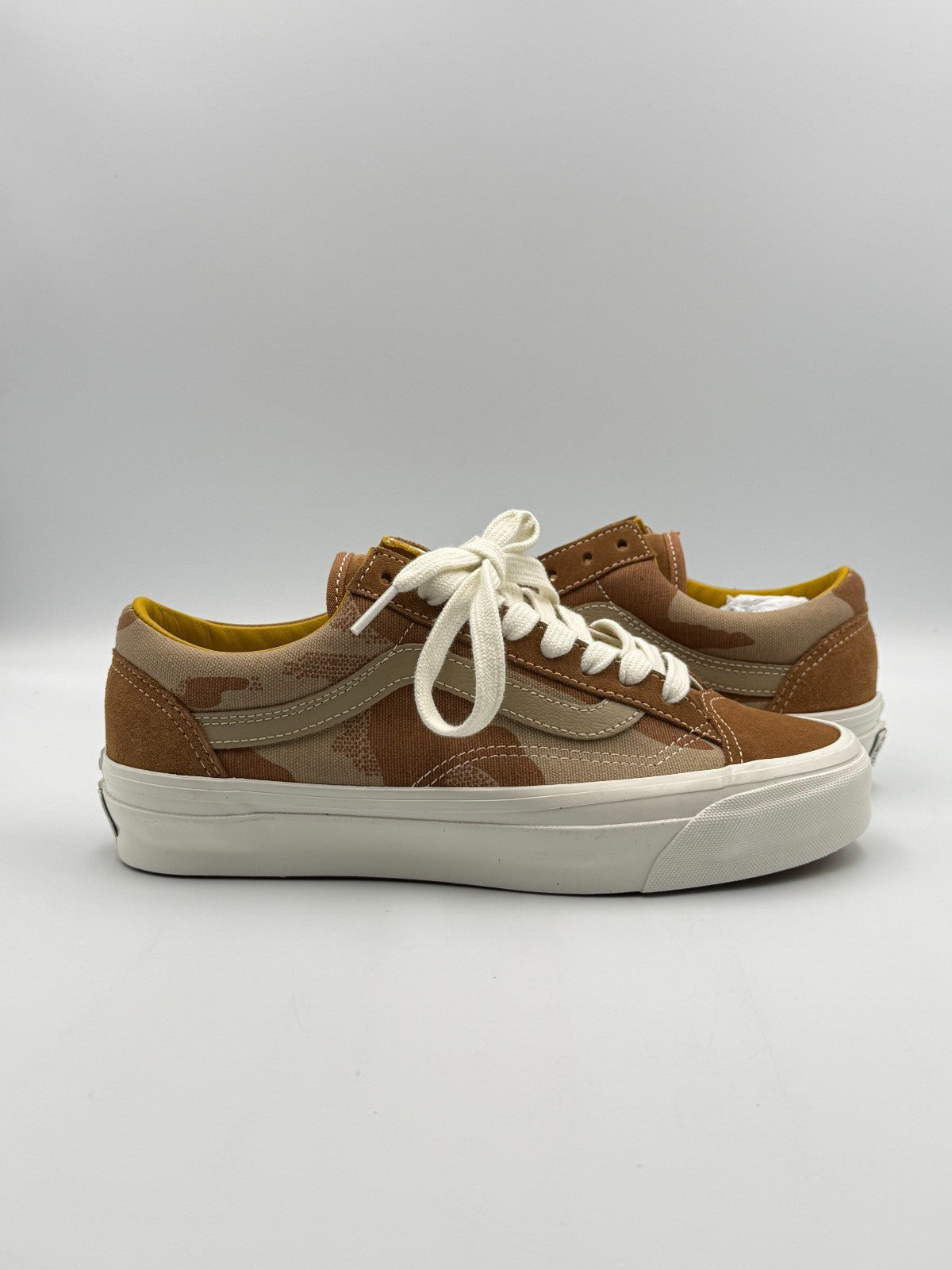 Vans Lx Old Skool 36 Sneakers Men's 6.5 Desert Chipmunk Camo Suede VN000D9RF06