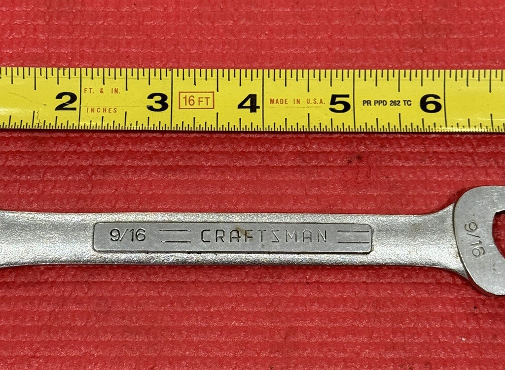 Vintage Craftsman 44696, SAE 9/16" Combination Wrench 12 Point Molybdenum Japan