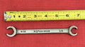 K-D Tools 60118 SAE 9/16" x 1/2" Open End Flare Nut Line Wrench 6 Pt Made In USA