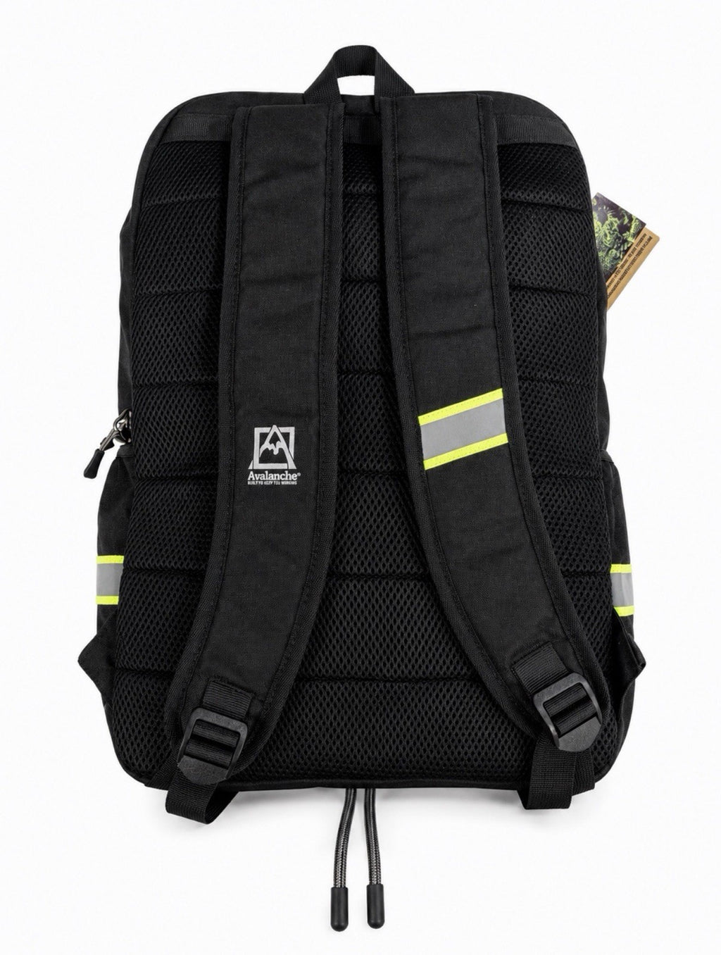 NWT Avalanche Outdoor Travel/school/hiking Reflective Backpack Black/Yellow