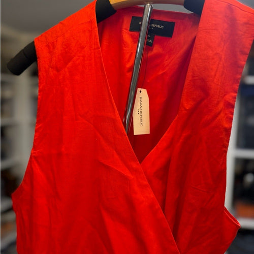 Banana Republic Bold Orange Dress