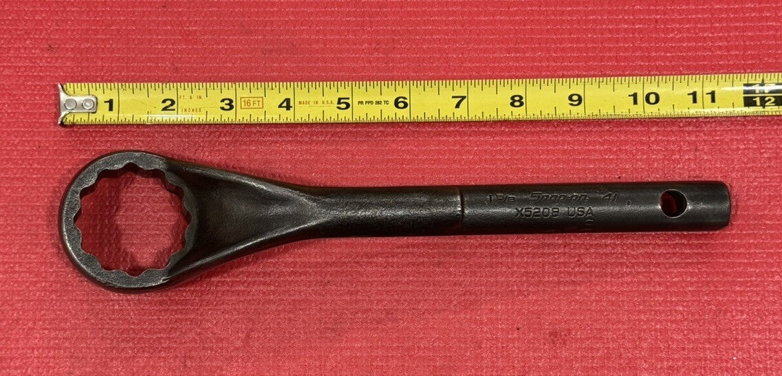 Snap-on Tools X520B USA 1-5/8" Off-Set Box End Tubular Wrench MADE IN USA