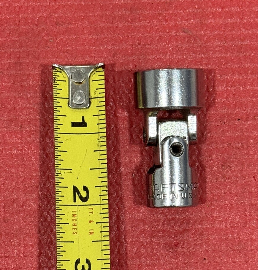 Vintage Craftsman V Series 43258, 3/8" Drive 3/4" Universal Swivel Socket USA