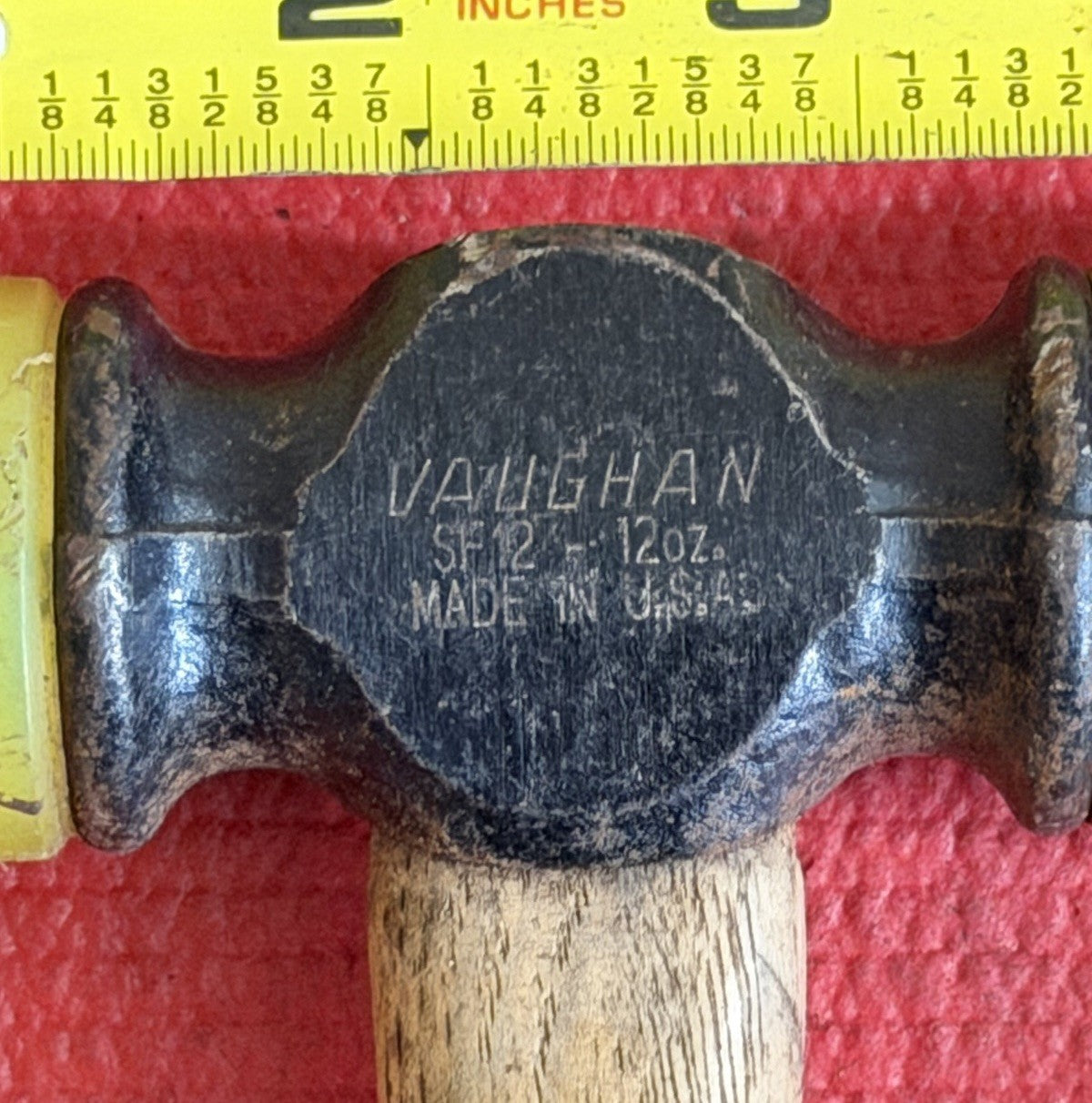 Vaughan SF12 12oz Soft Face Hammer 12" Wood Handle Made In USA