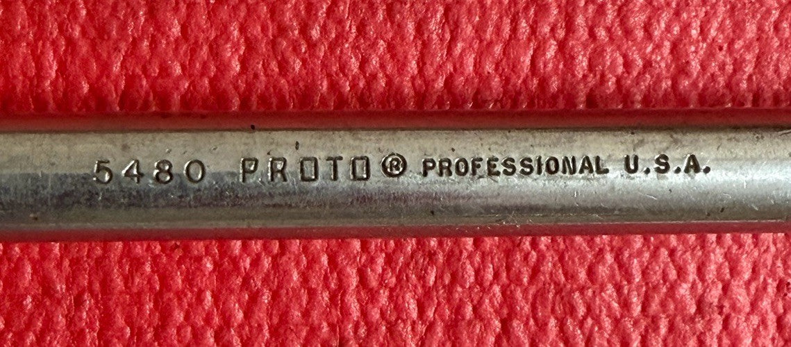 Proto Professional 5480 1/2" Drive 18" Speed Handle Socket Wrench Made In USA