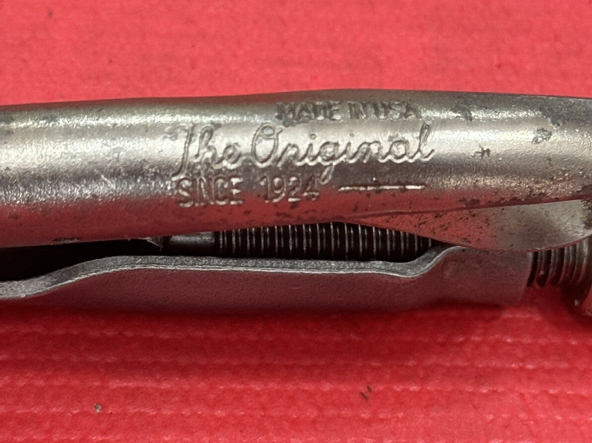 10WR Vise-Grip Locking Pliers MADE IN U.S..SINCE 1924 THE ORIGINAL  STAMP ON IT