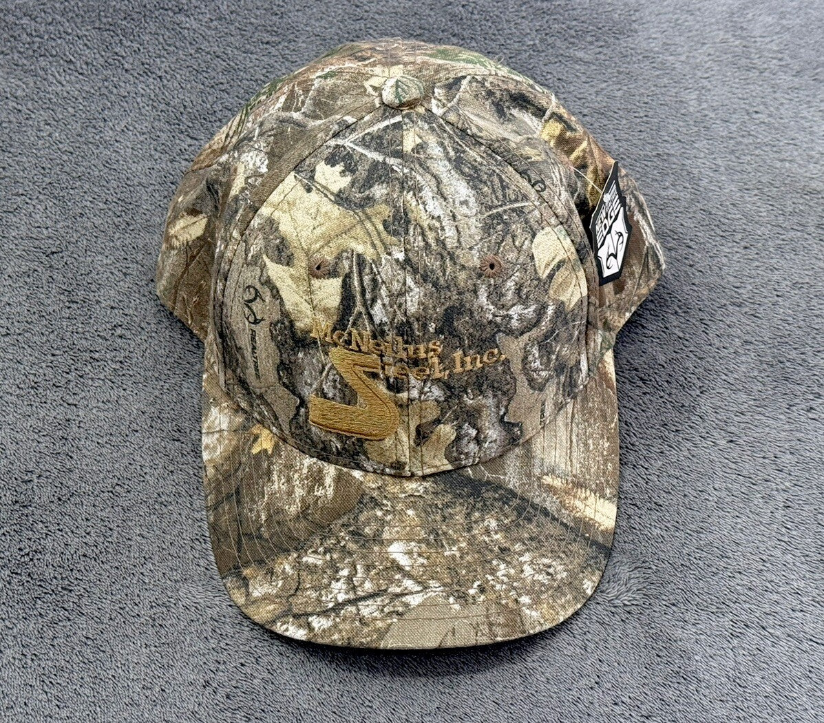 NEW Realtree Edge Mcneilus Steel Inc Camo Baseball Cap/Hat adjustable Snapback