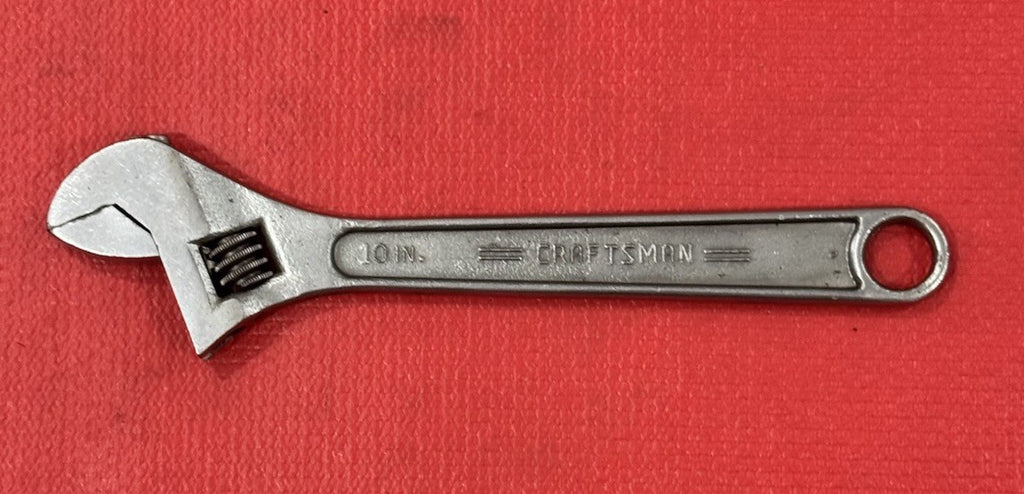 VINTAGE CRAFTSMAN 44604 10" 250MM ADJUSTABLE WRENCH/Crescent Wrench  Made In USA