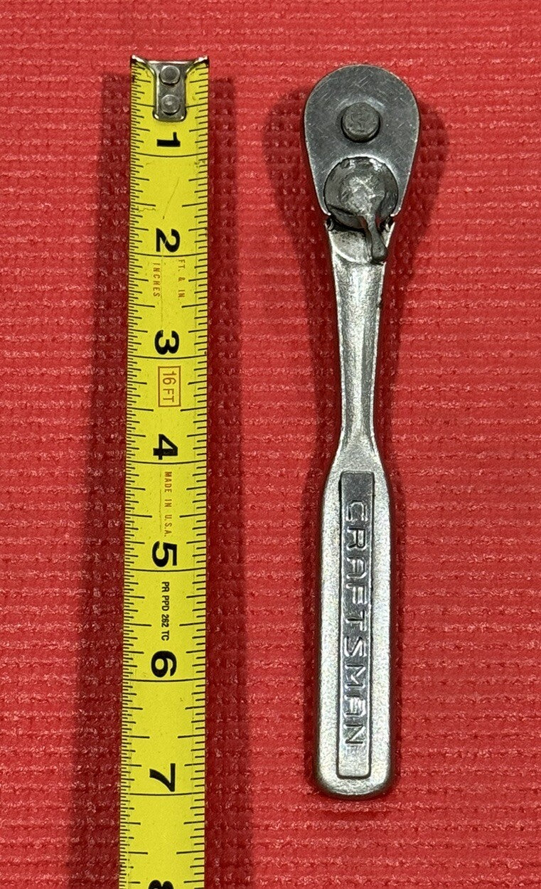 Craftsman V 43785 3/8" Drive 7" Quick Release Ratchet W/port Oil Made In USA