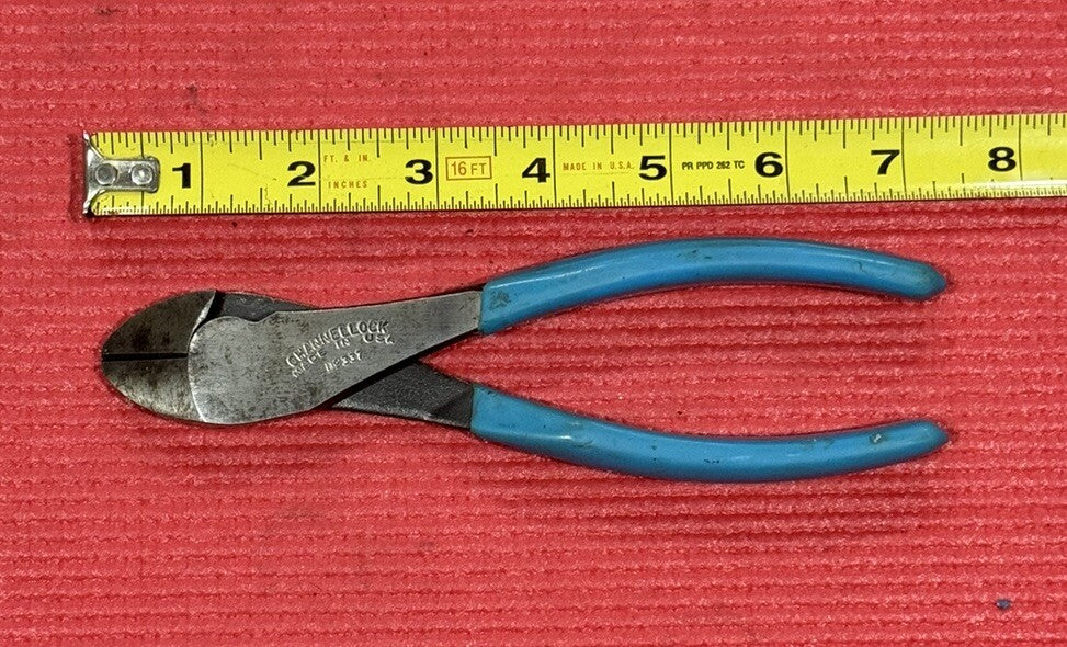 Vintage CHANNELLOCK TOOLS No. 337 Diagonal Cutting Pliers Meadville, PA USA NICE