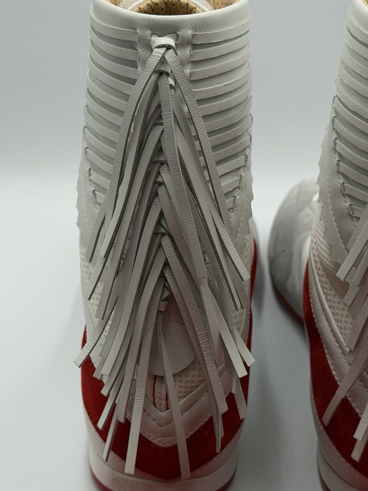 AUTHENTIC CHRISTIAN LOUBOUTIN Suede Knock-Out Boxing Sneakers (42.5 EU; 9.5 US)