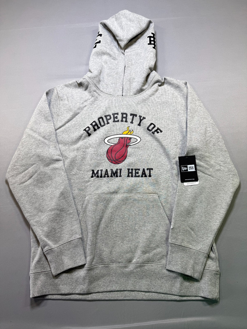 NWT New Era X NBA Eric Emanuel EE22 Hoodie Men's XL Gray Long Sleeve Athleisure