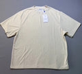 NWT Off-White Towel Terry All Over Logo T-Shirt Men XL Ivory Short Sleeve Casual