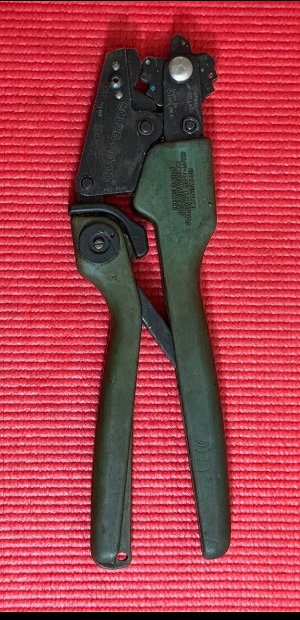 Thomas & Betts TBM21E ISO 9001 Color Keyed Comfort Crimp Compression Tool Pliers