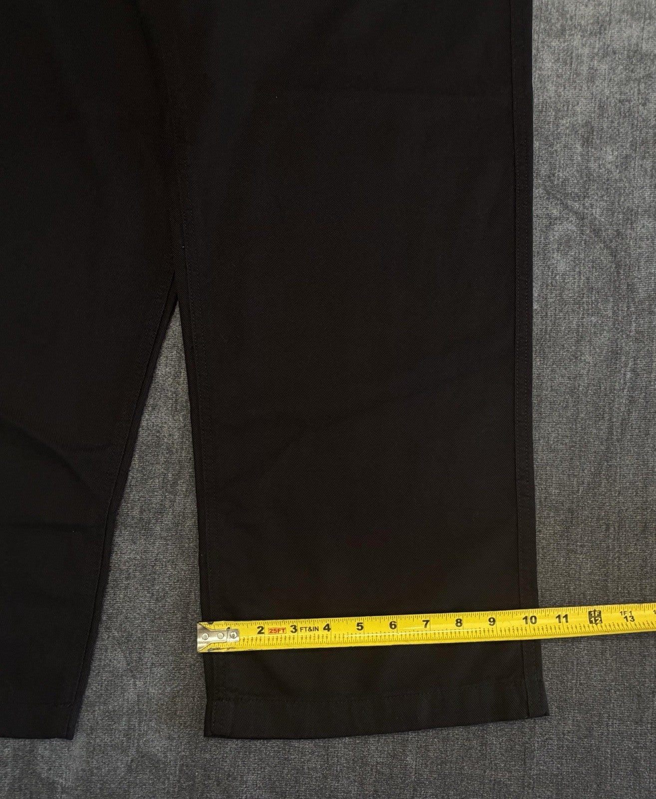 Gap Relaxed Fit Straight Leg Easy Twill Pant Women's XL Black Flat Front Preppy