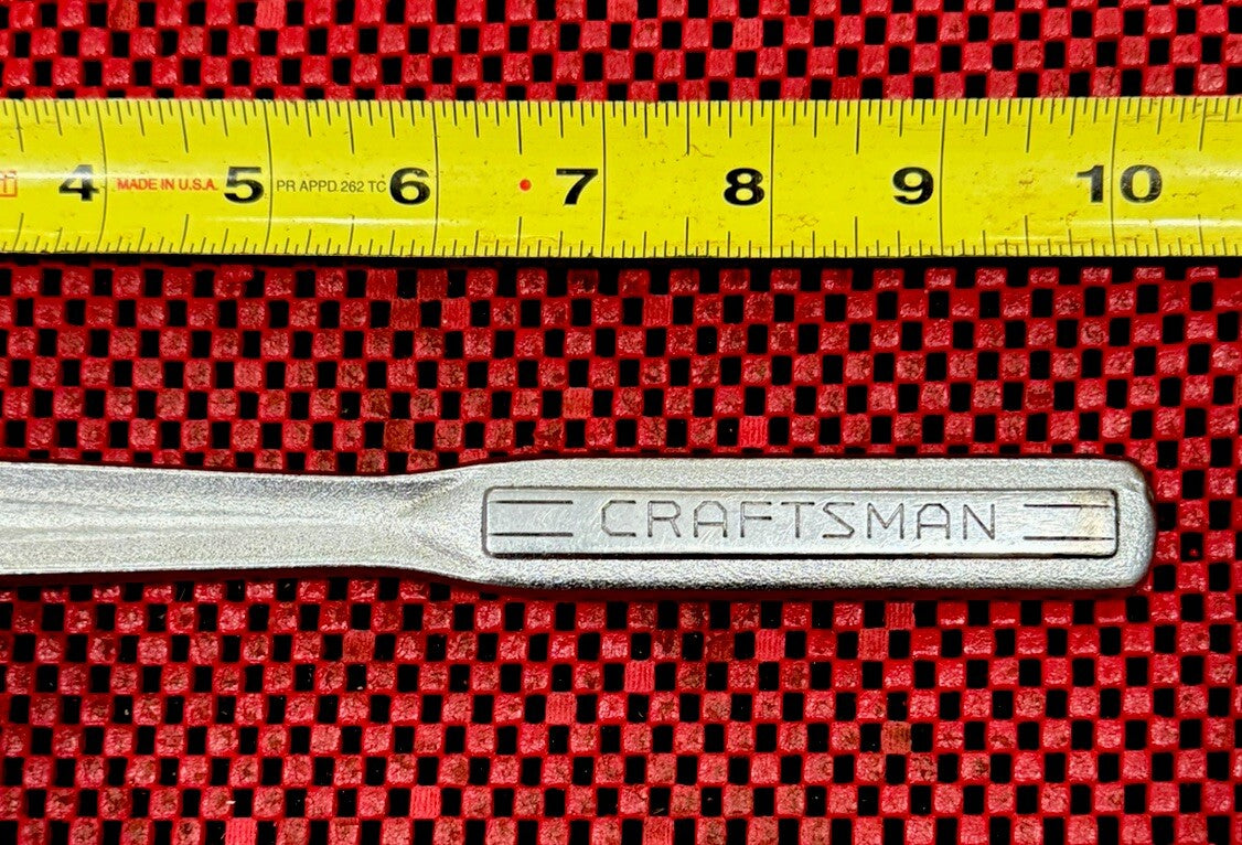 Vintage Craftsman -V-44985 10"Long  1/2" Drive Quick Release Ratchet Made In USA