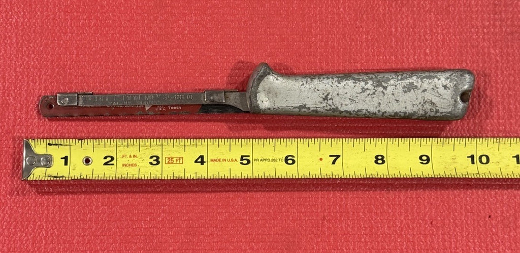 Vintage Craftsman No. 9-35481 Aluminum Close Quarters Hacksaw Made In USA