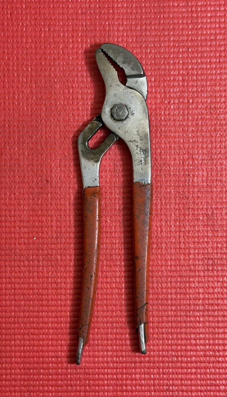 Vintage Snap on Tools 90AP 9" Adjustable Pliers Tongue Groove Underline Logo USA