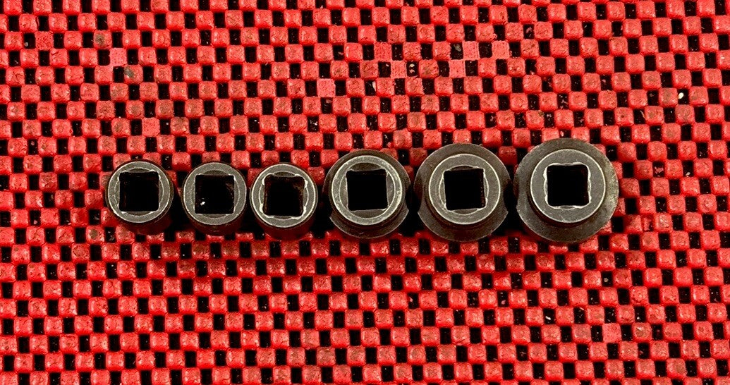MAC Tools 6 pc Set XP Series 3/8" Drive 6PT Shallow Impact Socket. 3/8-3/4" USA