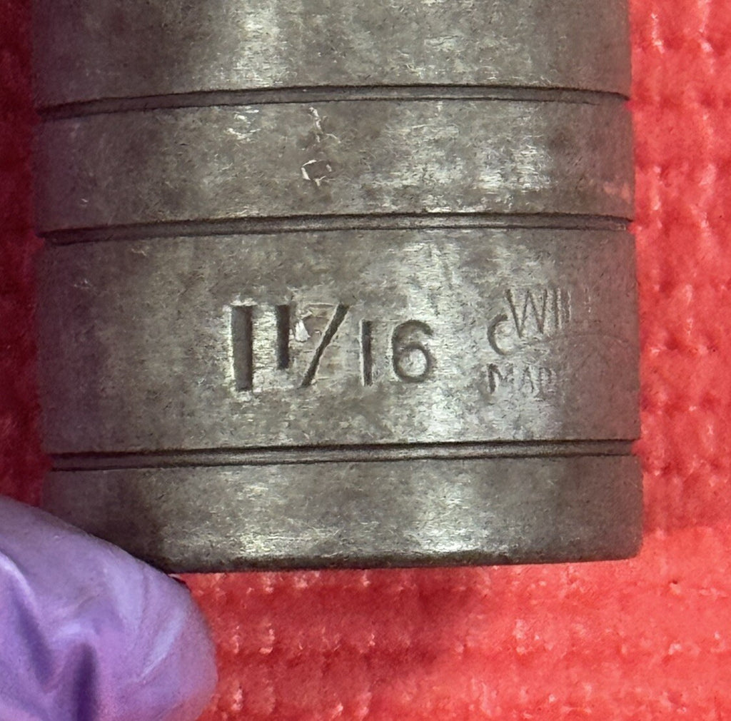 WILLIAMS Tools HD-1234 3/4" Drive Deep Socket  1-1/16” 12 Point - Made In USA