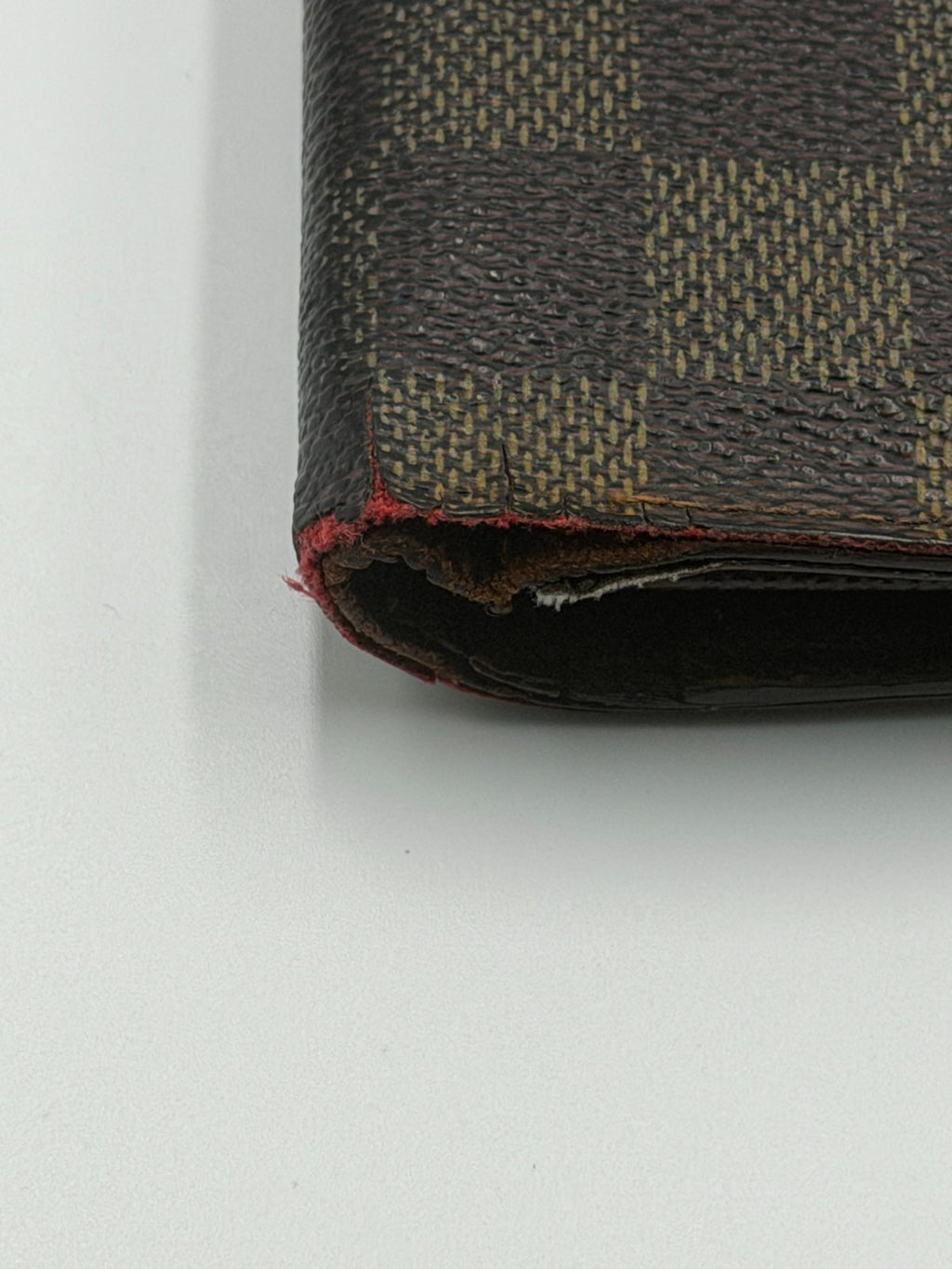 Authentic Louis Vuitton Vintage Brazza Wallet Men's Brown Damier Graphite Zip