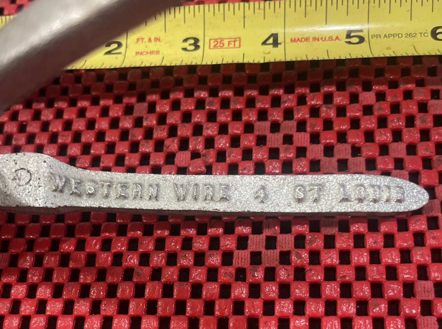 Vintage Western Wire Hose Clamp Pliers No. 4 St Louis Made In USA Rare N3