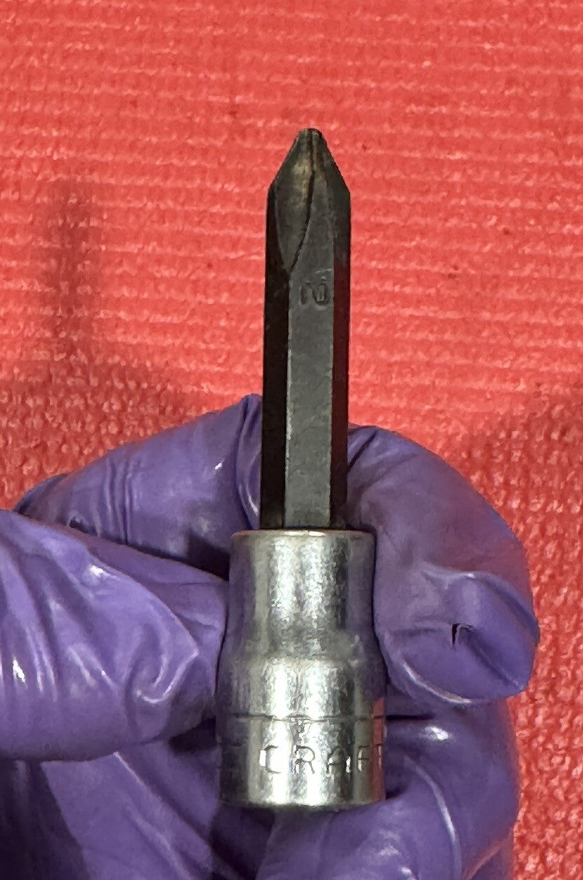 Craftsman V Series, 3/8" Drive Philips Bit Driver Socket Made in USA