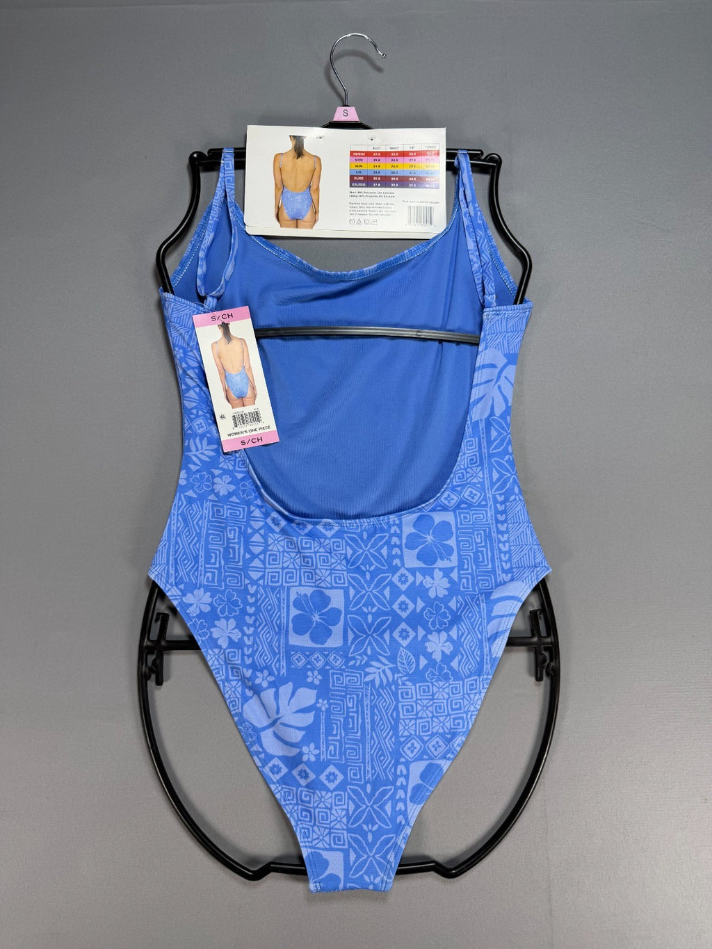 NWT Billabong One-Piece Swimsuit Women Small Blue Sleeveless Stretch Summer Gear