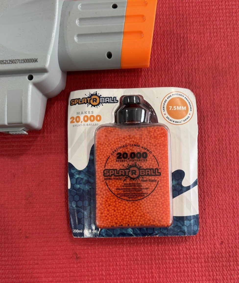 Splat R Ball SRB375M Water Ball Blaster Gun Automatic/Rechargeable W/20000 Ammo