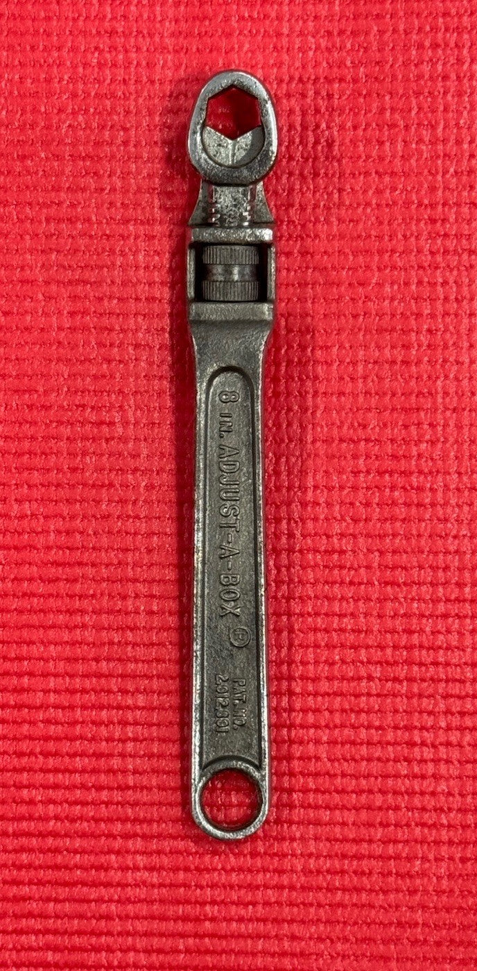 Vintage Adjust-A-Box Adjustable Hex Wrench 8” Forged Alloy Steel Made in USA