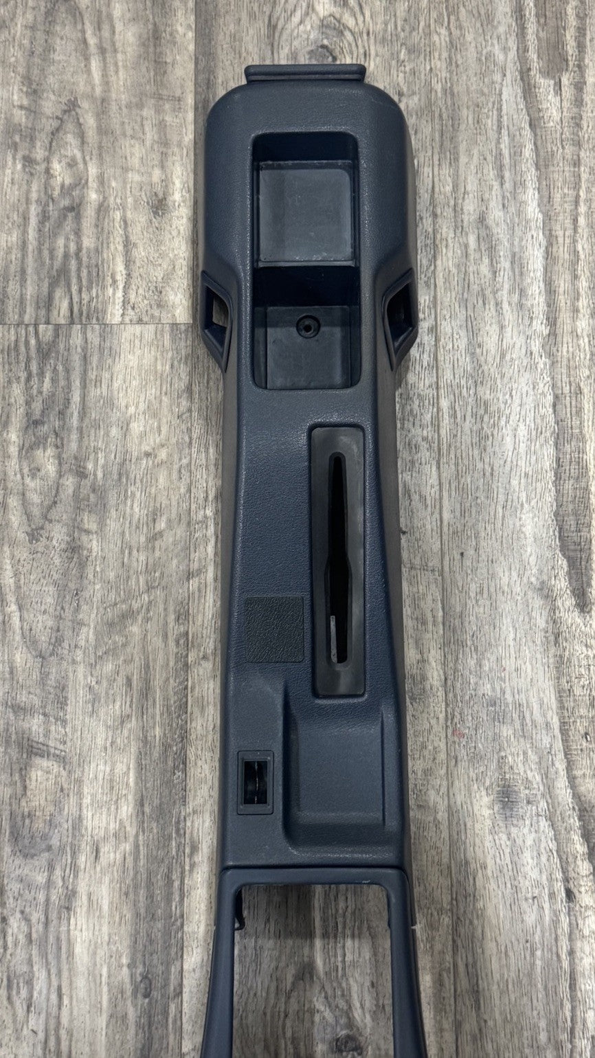 1991 TOYOTA COROLLA WAGON OEM CENTER CONSOLE & GEAR SHIFT BEZEL BLUE VERY RARE