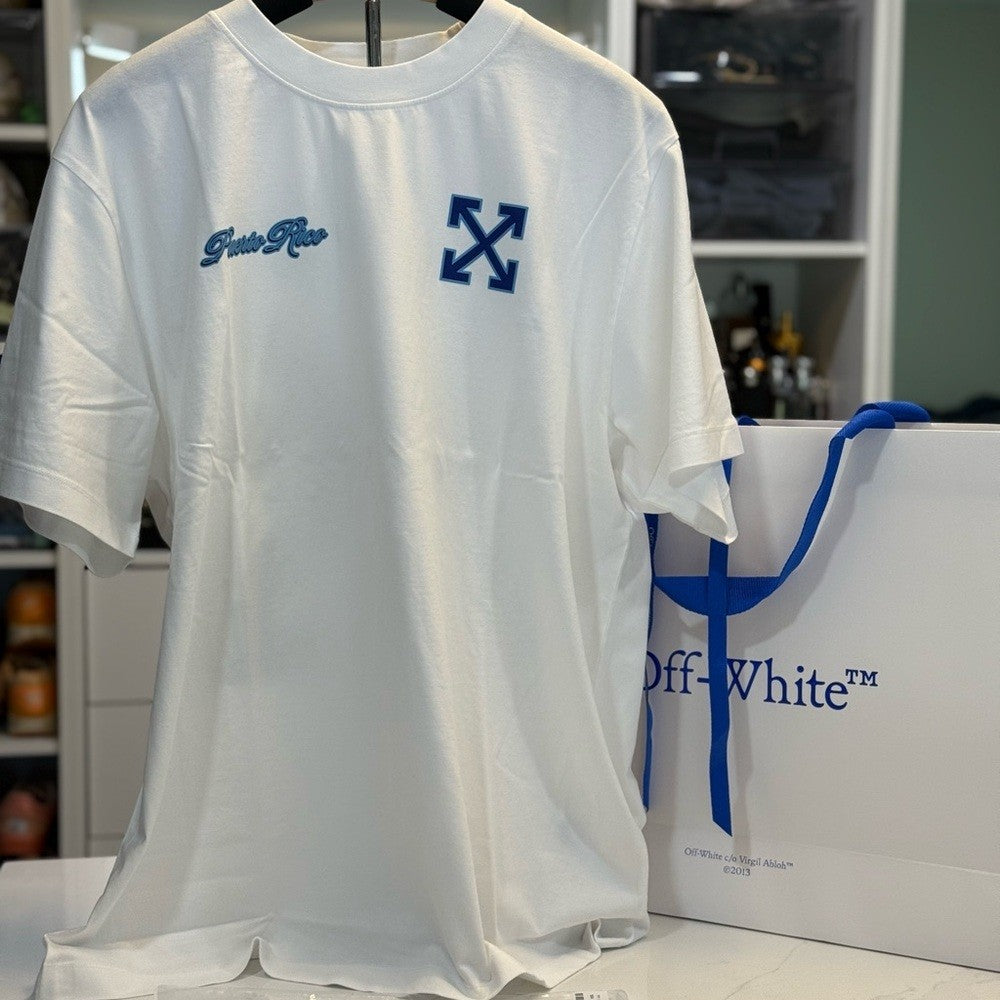 Off-White Exclusive Store Graphic T-Shirt Puerto Rico Size 3XL  (READ DESCRIPT)