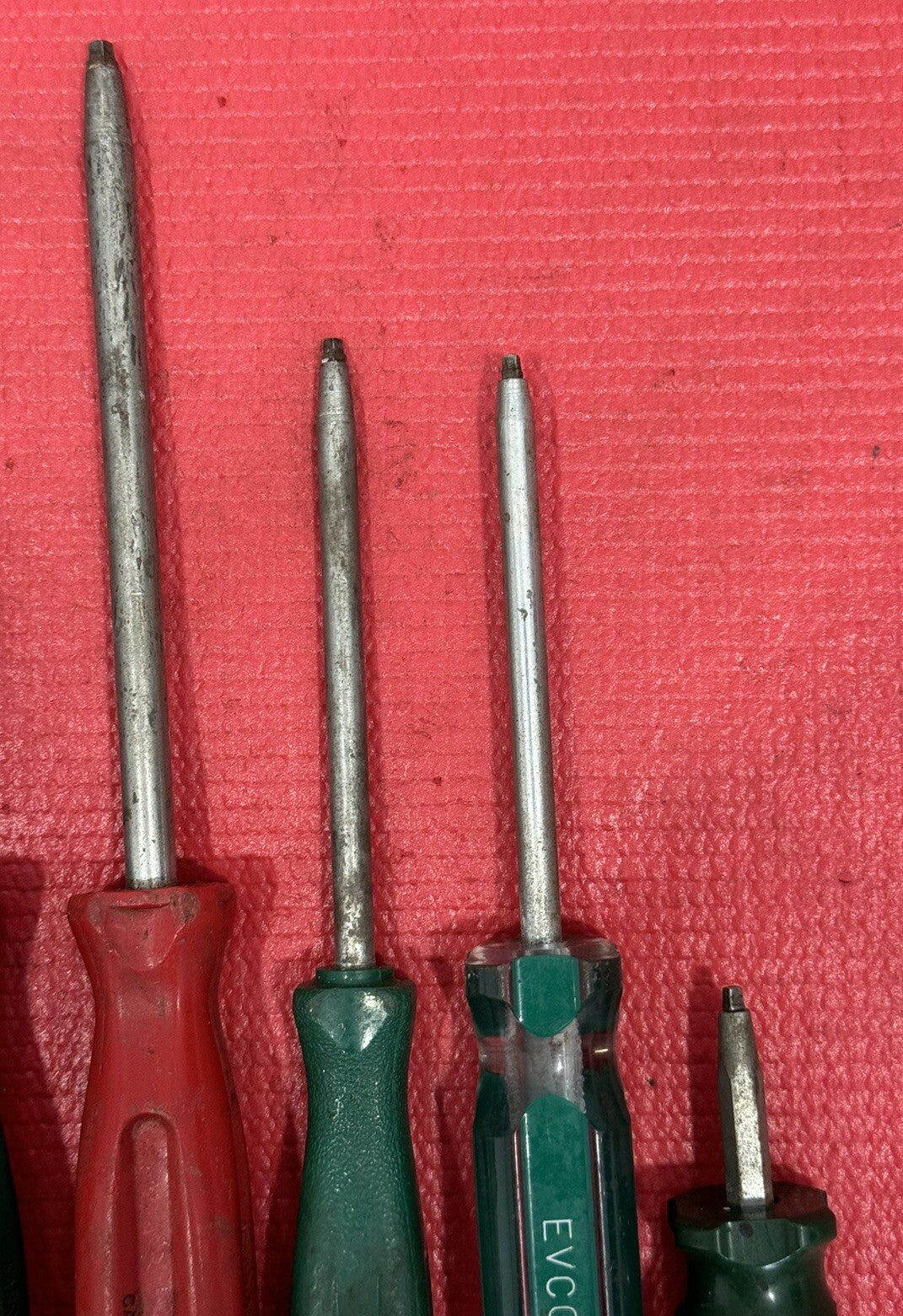Vintage 5 PC Set Lot Robertson , Evco & More  Square Head Screwdriver Set