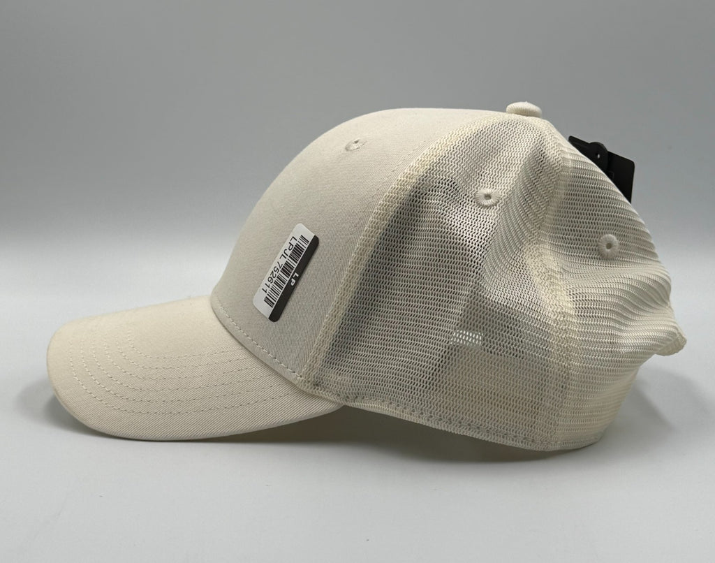 Pro Player Blank Plain Trucker Hat Unisex Off White Mesh Adjustable Snapback Cap