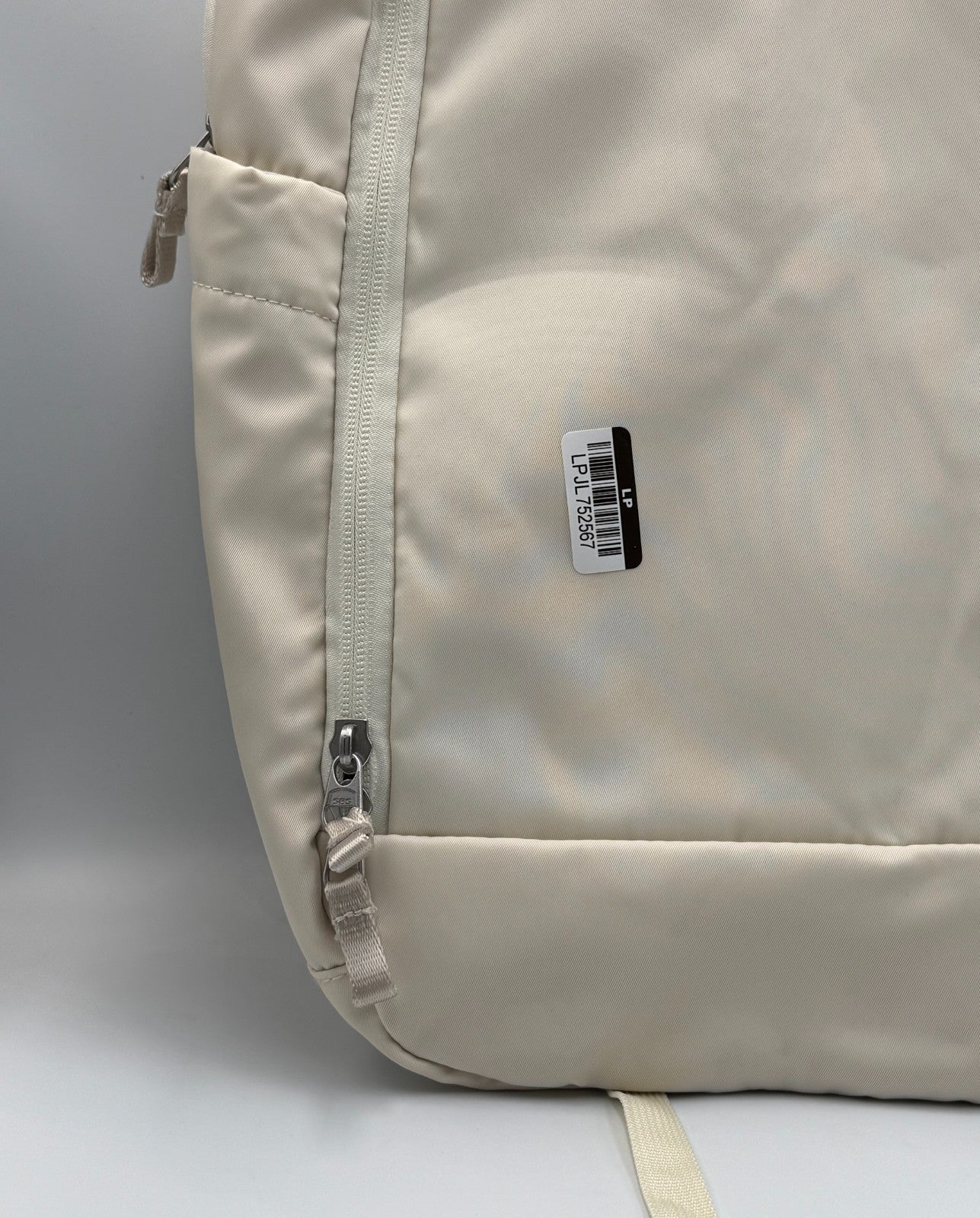 NEW All In Motion 17.5" Lifestyle Backpack Unisex Off White Modern Laptop Bag