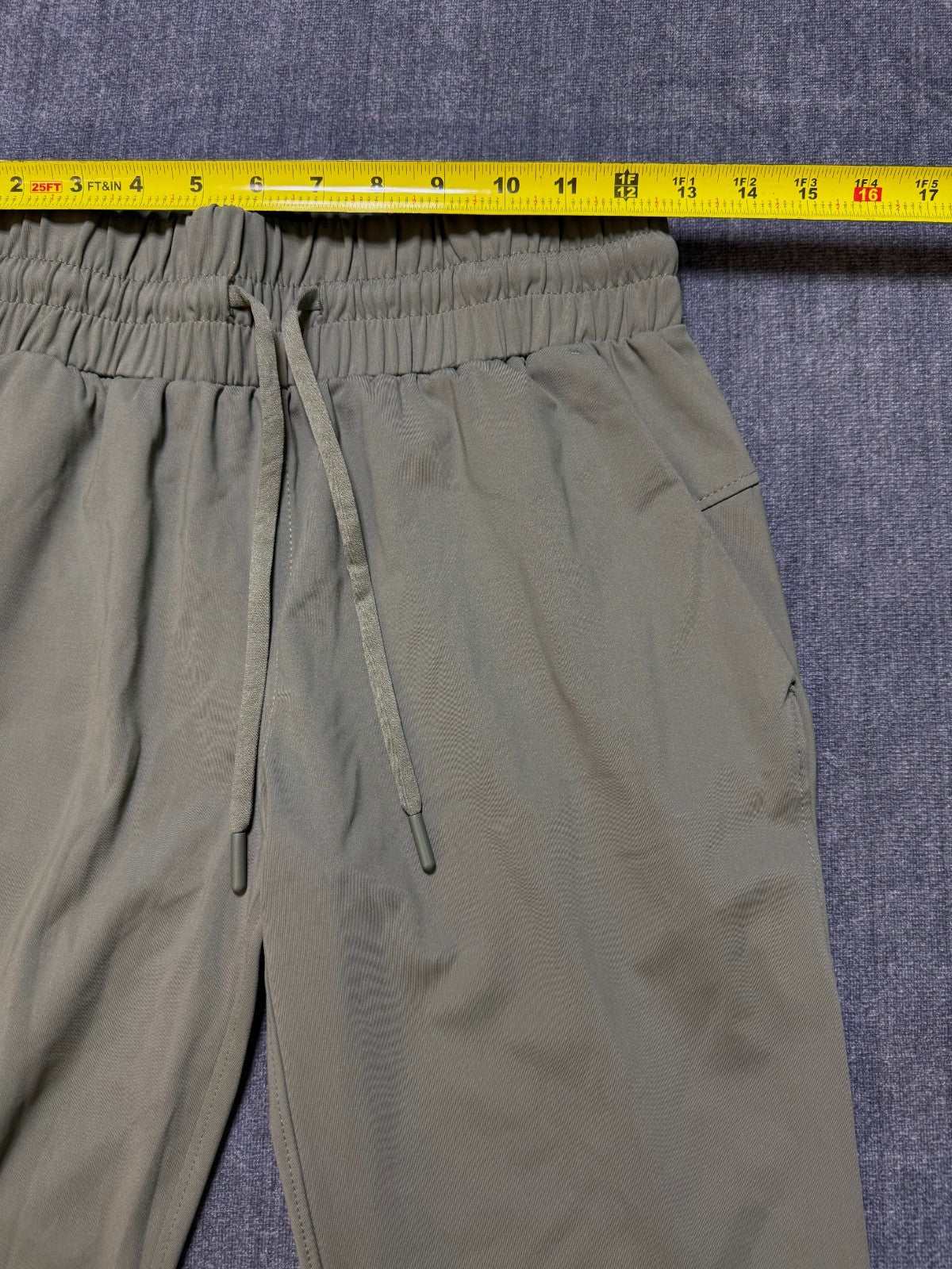 NWT Member's Mark Jogger Pants Women's XS Green Elastic Waist Drawstring Pull-On