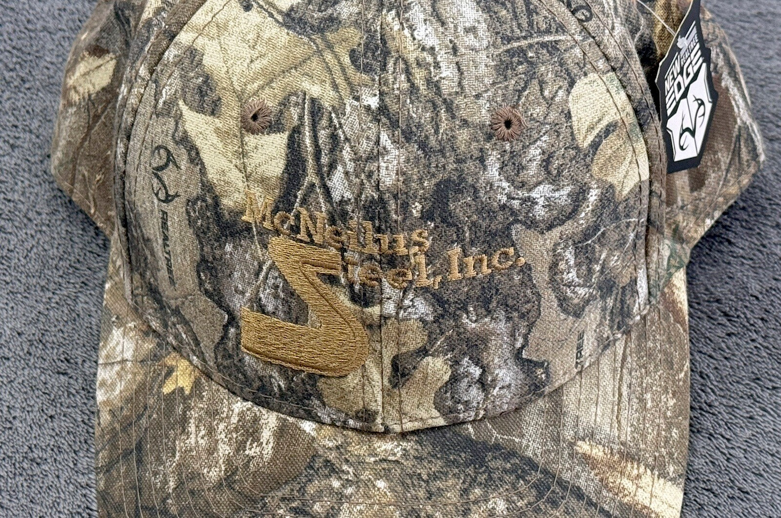 NEW Realtree Edge Mcneilus Steel Inc Camo Baseball Cap/Hat adjustable Snapback
