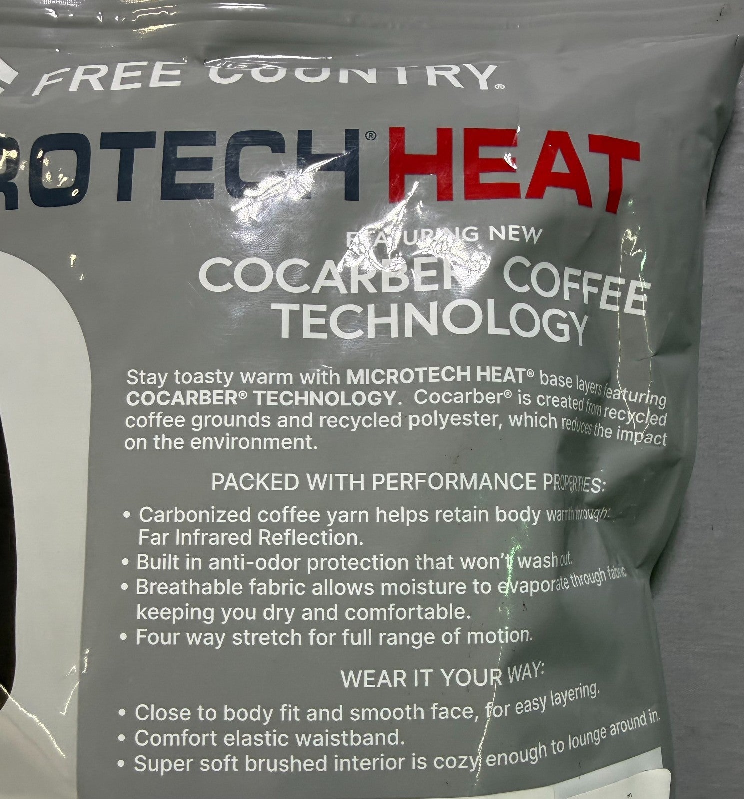 Free Country 2-Pack Microtech Heat Base Layer Pants Women's 2XL Black Anti-Odor