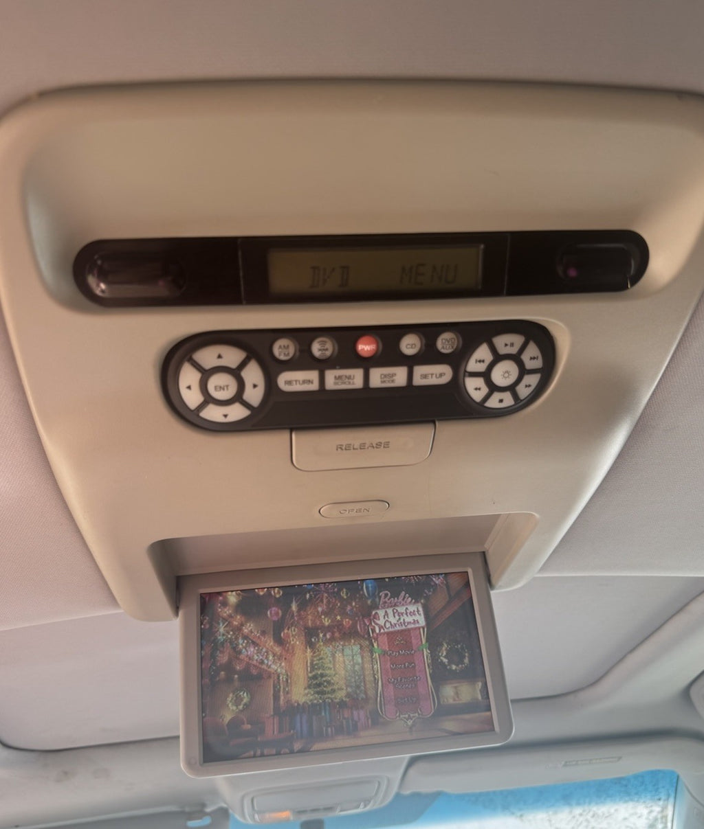 05-10 Honda Odyssey Roof Entertainment DVD Display Screen OEM 39460-SHJ-A110-M1
