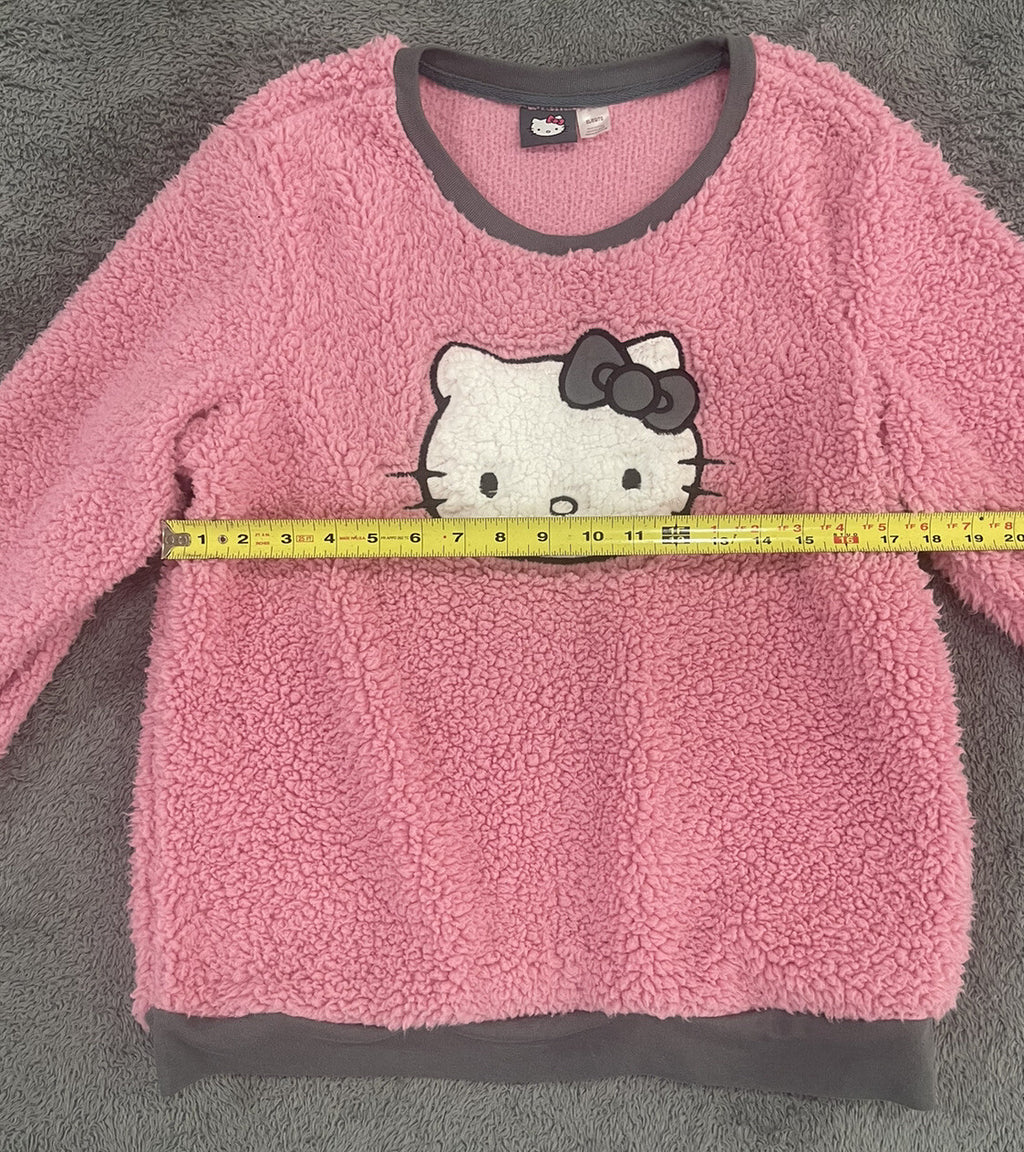 Hello Kitty by Sanrio Pink Comfy Pajama set size XL teen kids