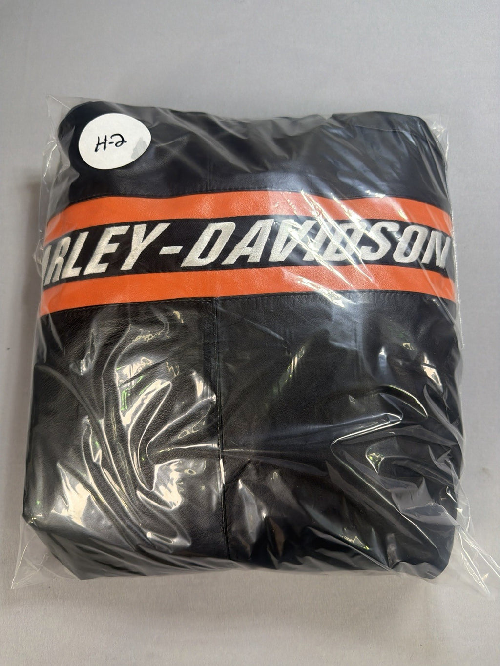 Real Leather Harley Davidson Embroidered Mens XL Motorcycle Biker Leather Jacket