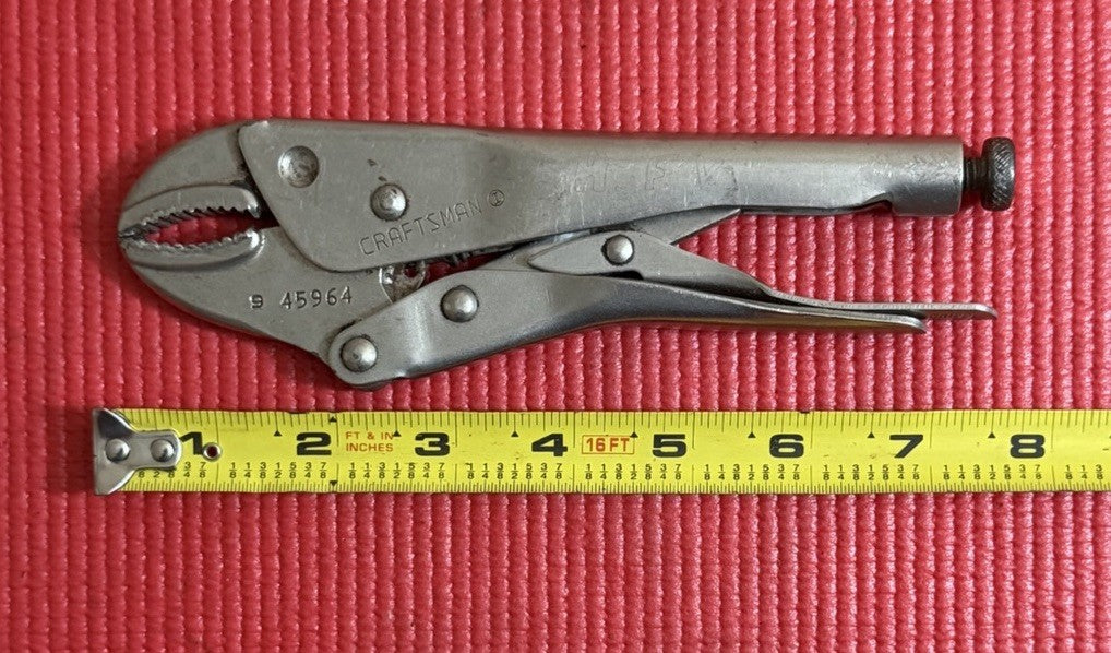 Vintage Craftsman 9-45964 7" Locking Pliers Vise Grip 45964 USA