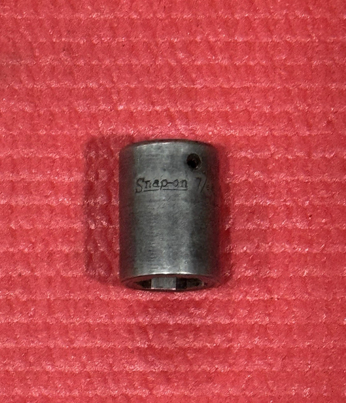 Snap-On Tools GM14B Industrial 1/4" Drive SAE 7/16" Shallow Socket, 6 Point USA