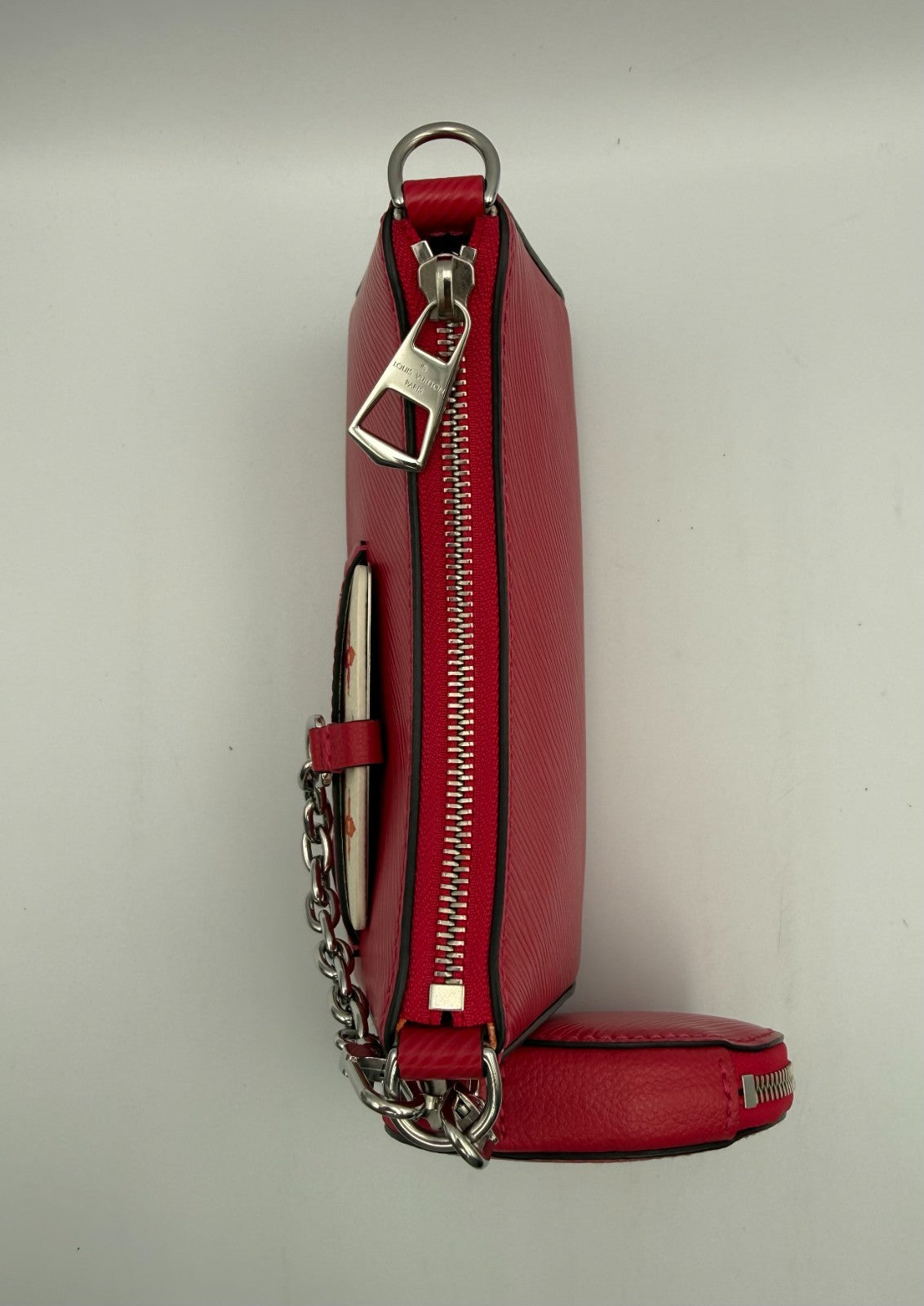 NEW Louis Vuitton Marellini Shoulder Bag Women's Miami Red Epi Leather Fashion