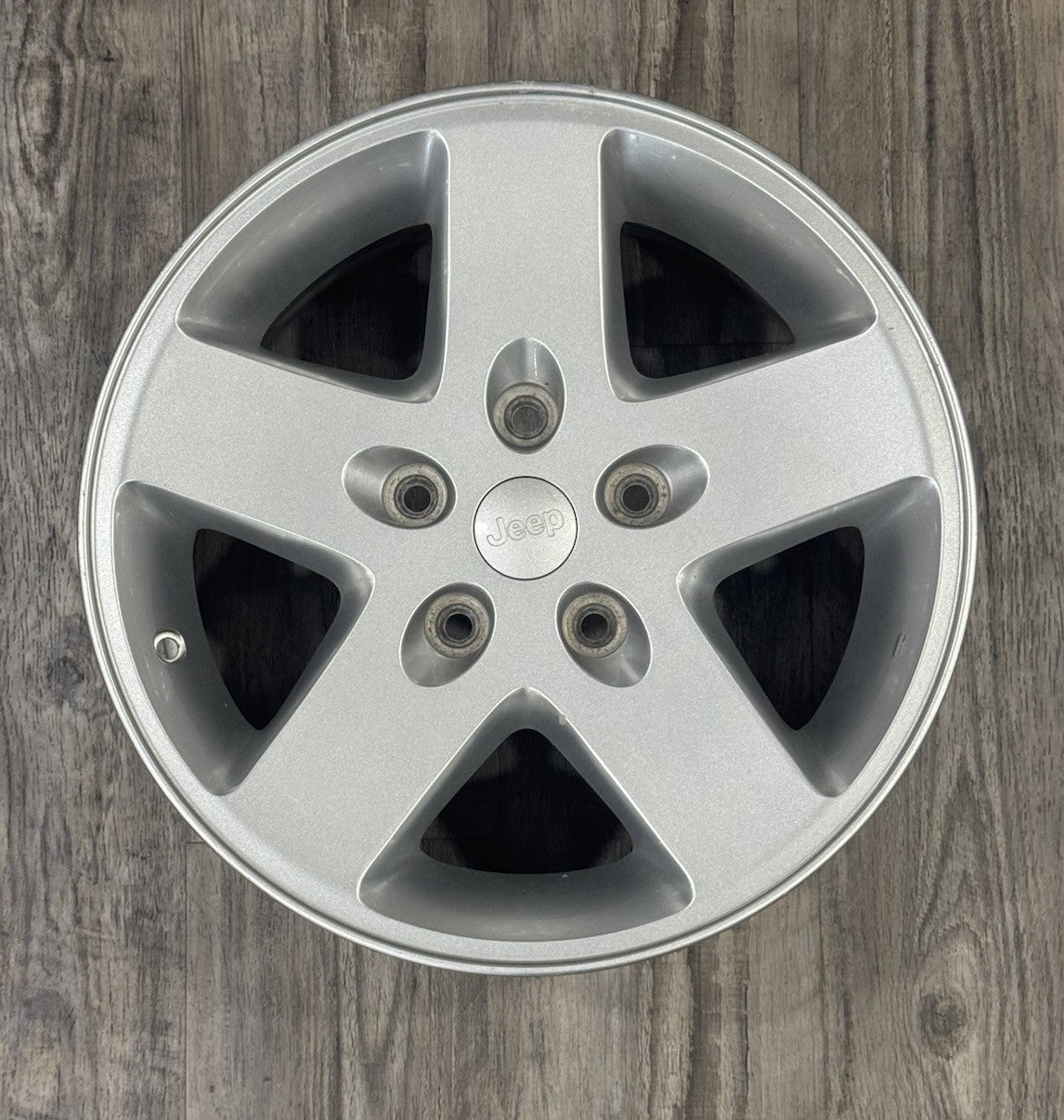 2007-2018 JEEP WRANGLER ALLOY 5-SPOKE WHEEL RIM 17X7.5 17" 1AH78TRMAE OEM